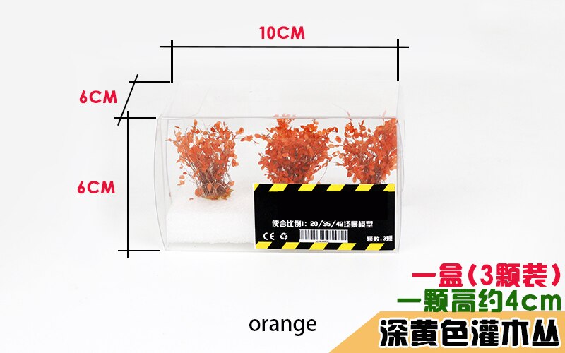 Miniature model Long shrub Bush model Simulated vegetation Military scene model DIY material