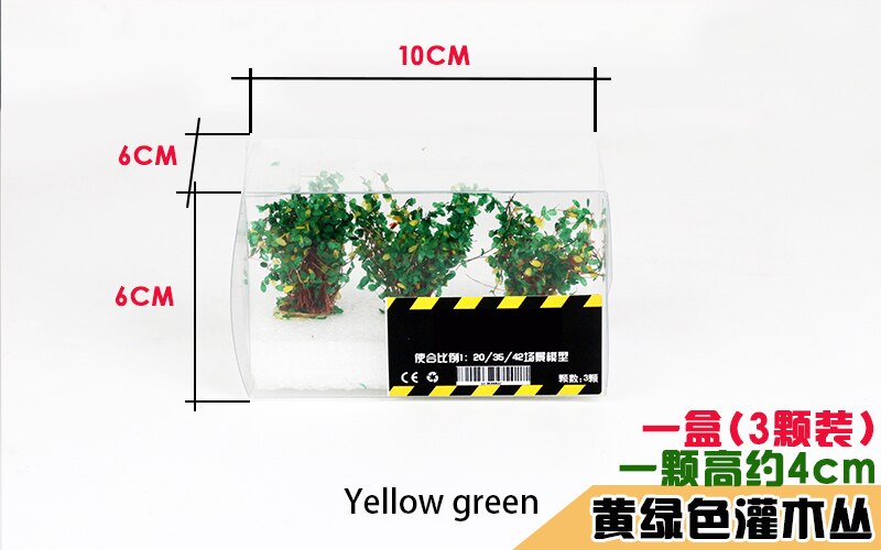 Miniature model Long shrub Bush model Simulated vegetation Military scene model DIY material