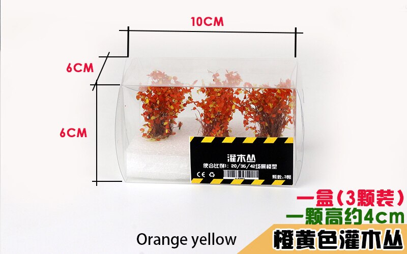 Miniature model Long shrub Bush model Simulated vegetation Military scene model DIY material