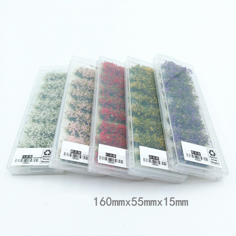 miniature Vegetation of long flower clusters Military Model Scenario DIY material for train sand table miniature Vegetation of long flower clusters Military Model Scenario DIY material for train sand table