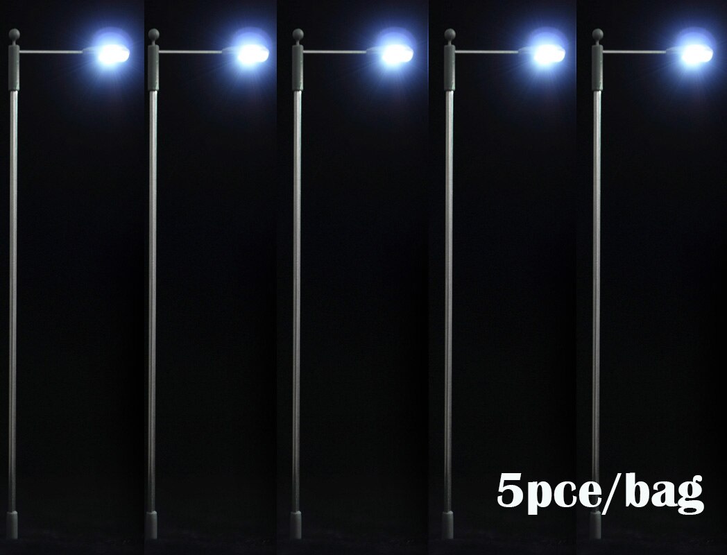 miniature Metal Street Lamp It can emit light. 1:75-1:300 4-14 cm high Architectural Sandpan Landscape Street Lamp