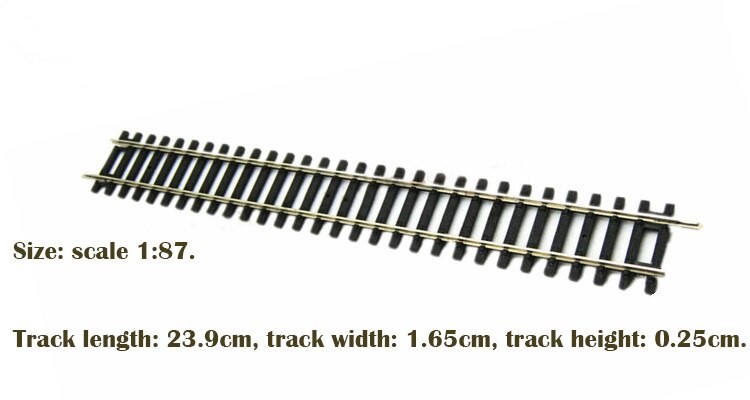 Miniature model 1:87 G239 straight rail 239mm straight track 55200 accessories material Train model sand table accessories Miniature model 1:87 G239 straight rail 239mm straight track 55200 accessories material Train model sand table accessories