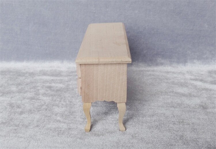 Miniature model 1:12 Wooden desk with drawers Building sand table model materials Miniature model 1:12 Wooden desk with drawers Building sand table model materials