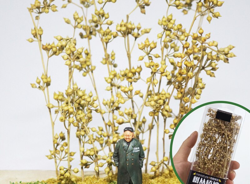 Miniature model Shrub Bush model DIY material for platform reconstruction of military scene sand table model