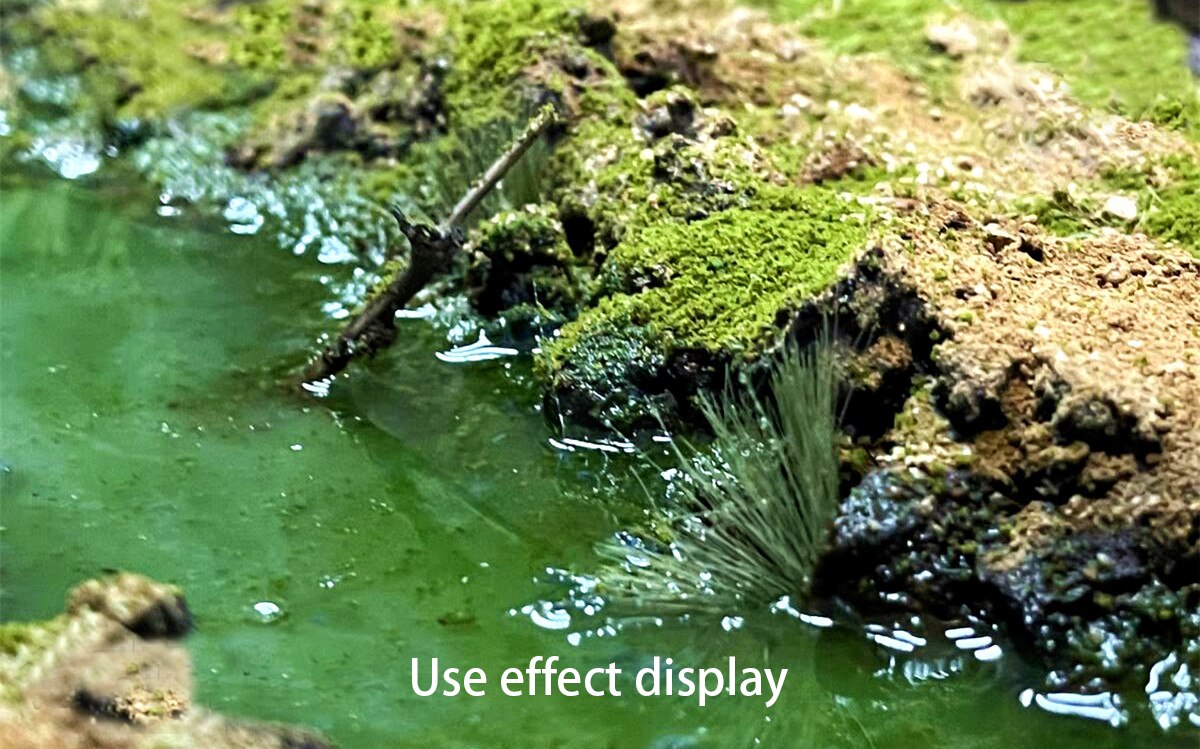 Miniaturization model Long grass model 10cm Ho train sand table DIY handmade materials Bag 20g