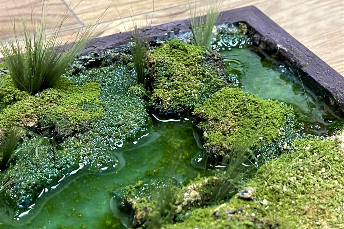 Miniaturization model Long grass model 10cm Ho train sand table DIY handmade materials Bag 20g