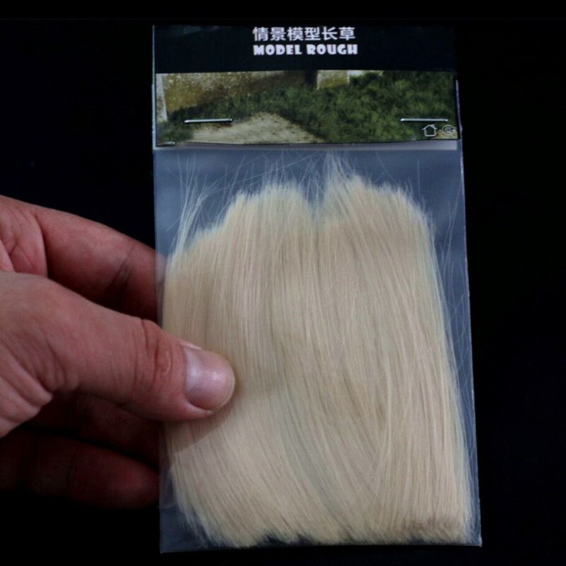 Miniaturization model Long grass model 10cm Ho train sand table DIY handmade materials Bag 20g
