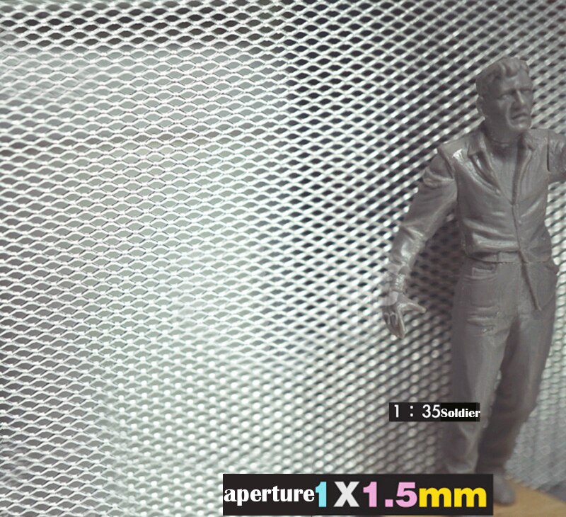 Miniature model Metal mesh 1x1.5 Material of fence wire mesh Military Sand table materials for DIY model platform scene