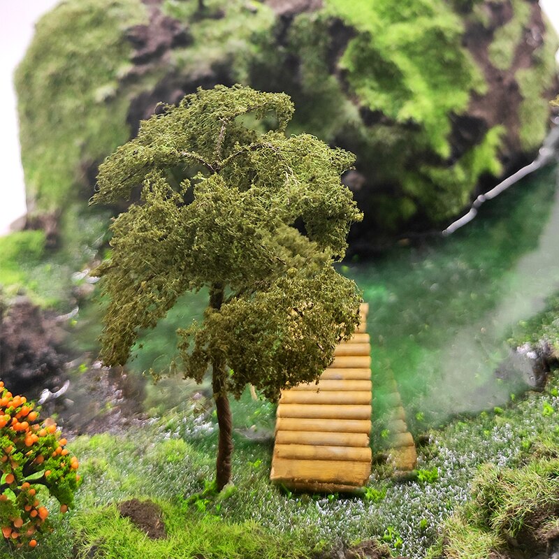 Miniaturization model 1: 87 1:72 simulation Mini banyan model Wire trunk Hand made DIY materials for train sand table Miniaturization model 1: 87 1:72 simulation Mini banyan model Wire trunk Hand made DIY materials for train sand table