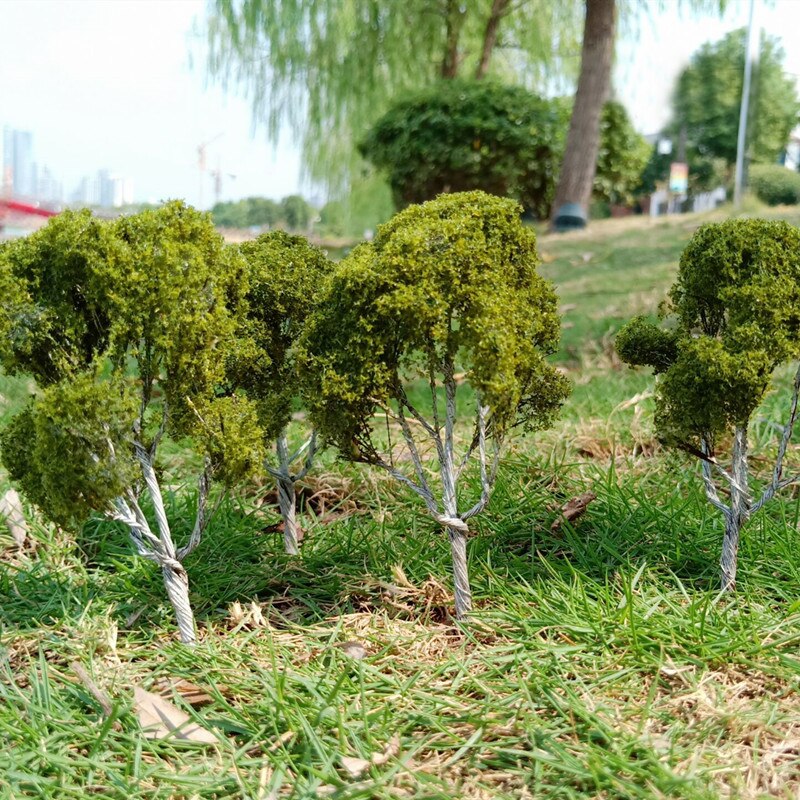 miniature Simulated Wire Tree Vegetation Material for Military Scene DIY Production of Train Sand Table miniature Simulated Wire Tree Vegetation Material for Military Scene DIY Production of Train Sand Table