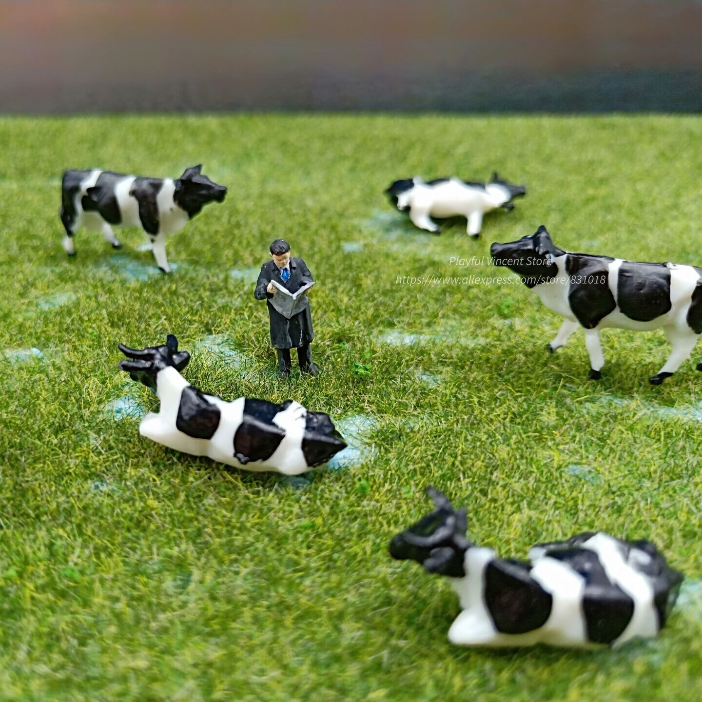 miniature 1:87 model calf Scenario Sand Table Diy Material