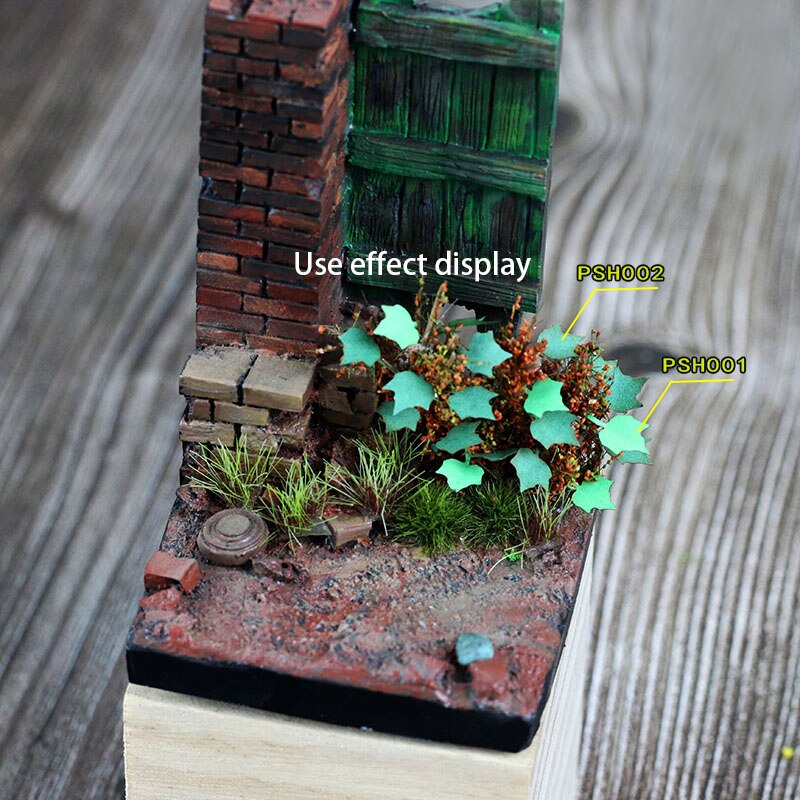 Miniature model Scene model leaves fallen leaves Military scene sand table material