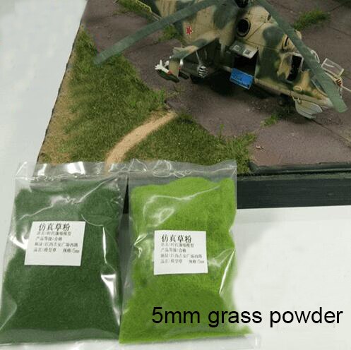 Model grass powder sand table Architectural landscape Scene platform Simulation turf DIY handmade materials 25g a bag