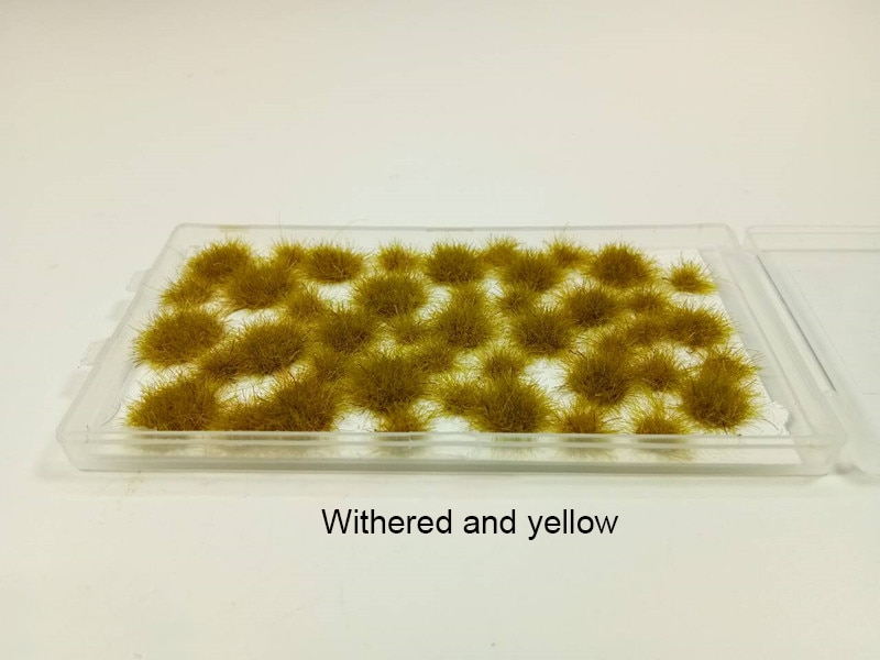 40pcs/box scenario model IRREGULAR TOPOGRAPHIC GRASS Model scenario platform upgrade Straw needle grass hoe vegetation DIY