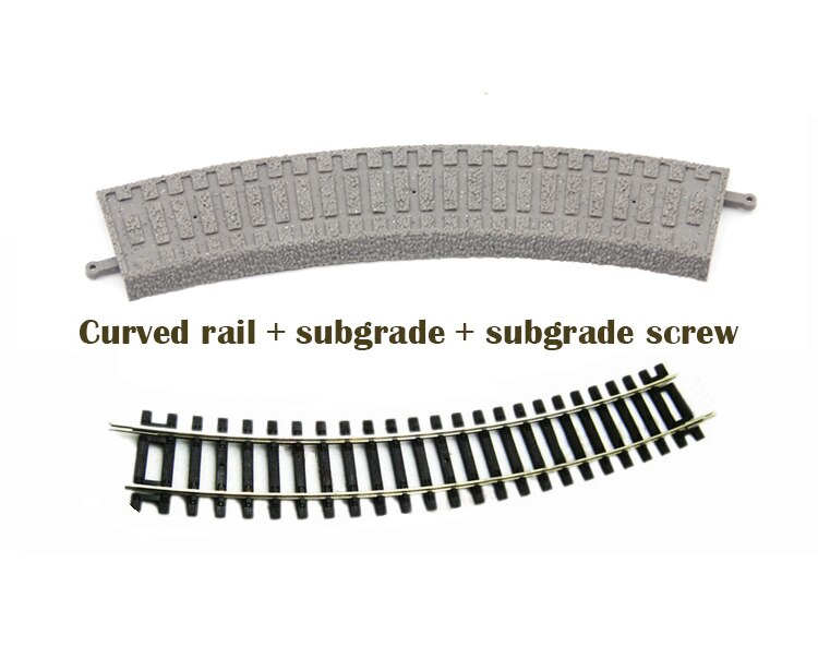 Miniature model 1:87 R1 curved rail 55211 (30 °) track model Model materials of train sand table Miniature model 1:87 R1 curved rail 55211 (30 °) track model Model materials of train sand table