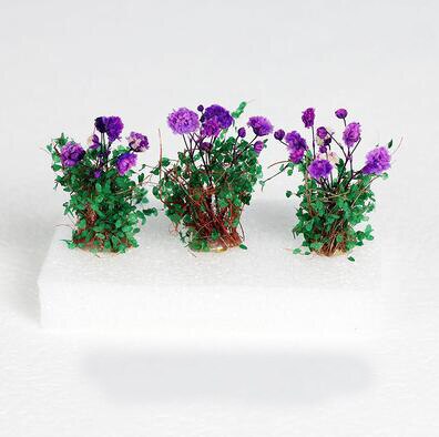 Miniature model Fine shrub flower vegetation Military model scenario making materials H4CM