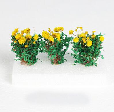 Miniature model Fine shrub flower vegetation Military model scenario making materials H4CM