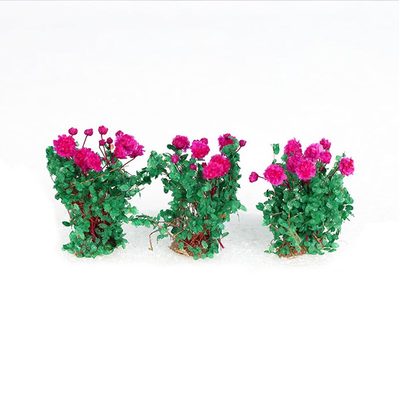 Miniature model Fine shrub flower vegetation Military model scenario making materials H4CM