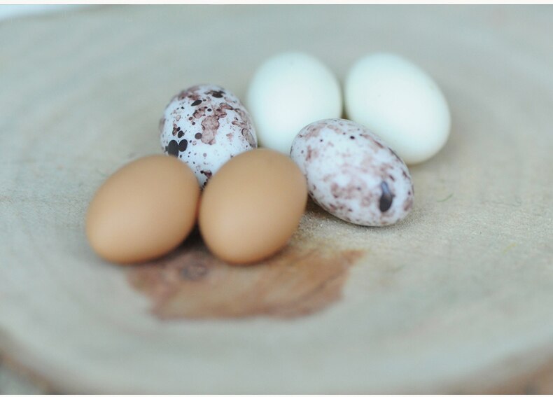 miniature Resin rattan Bird's nest 6 cm Bird eggs 1.2cm Micro-landscape DIY toys Ornament Landscape Sand Table Materials