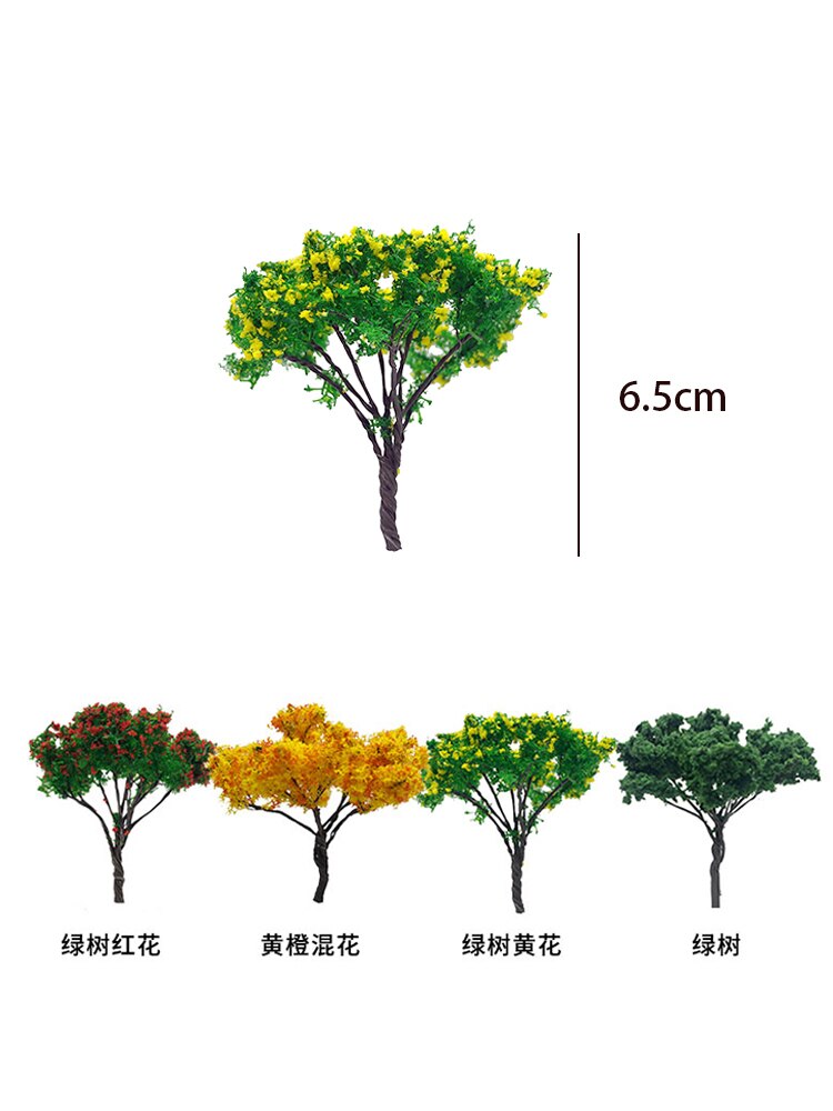 Miniaturization model Landscape tree and street tree model Production materials of scene platform DIY scenario materials