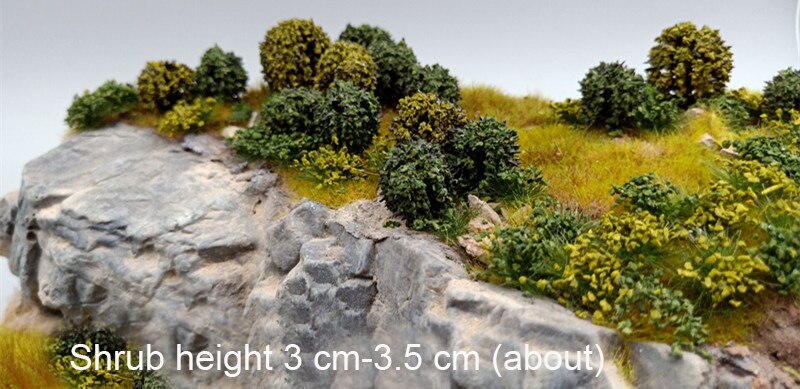 Simulated shrub Military scenario shrub Sand Table Landscape Tree Model DIY handmade materials scale models scene landscape