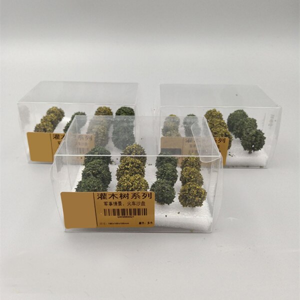 Simulated shrub Military scenario shrub Sand Table Landscape Tree Model DIY handmade materials scale models scene landscape