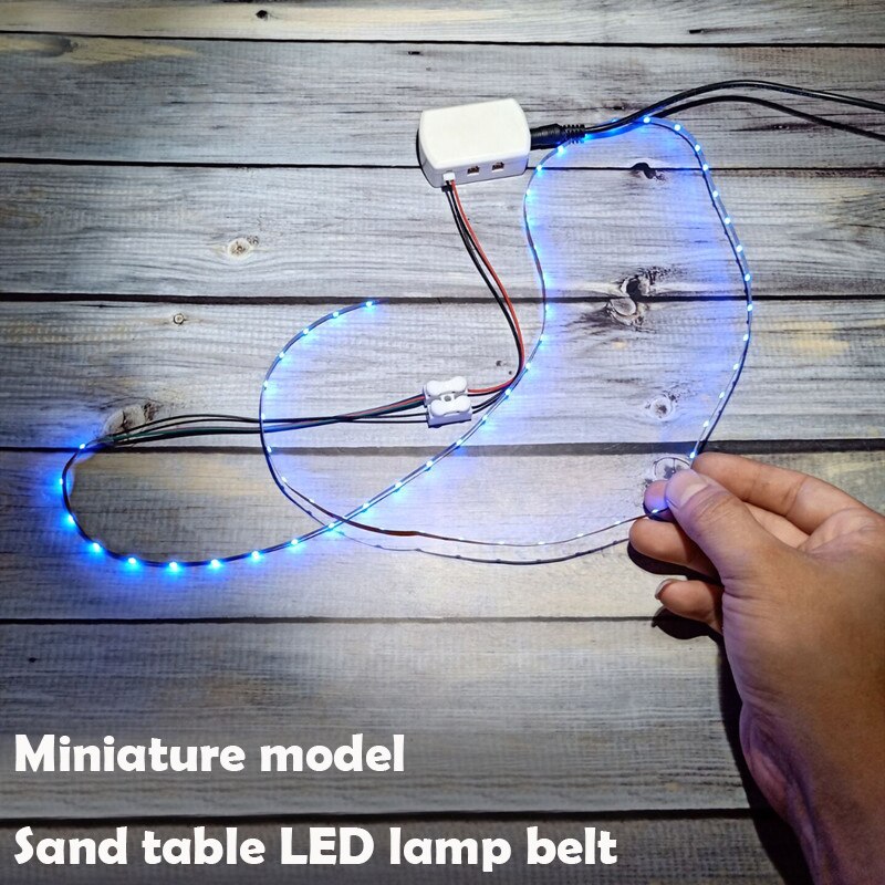 Miniature model Sand table LED lamp belt Sand Table Scene Lighting Modification Material About 1 m in length
