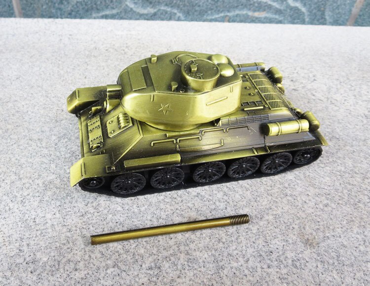 1:48 Scale World War II Soviet Union Classic Simulation Military T34 Tank Plastic Model Collectibles Souvenirs Toys Model