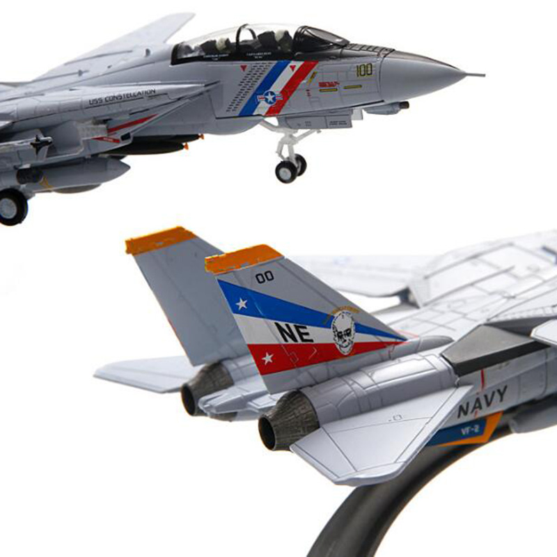 1/100 scale U.S. American Navy Army F14 Metal fighter aircraft airplane models adult children toys for show collections Gift 1/100 scale U.S. American Navy Army F14 Metal fighter aircraft airplane models adult children toys for show collections Gift