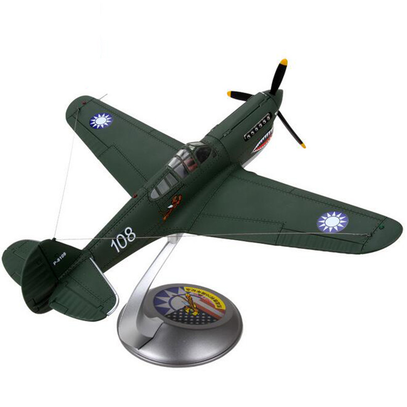 American 1/32 scale WWII Navy Army USA P-40 Flying Tiger Diecast Alloy airplane model adult toy display military Plane collectio