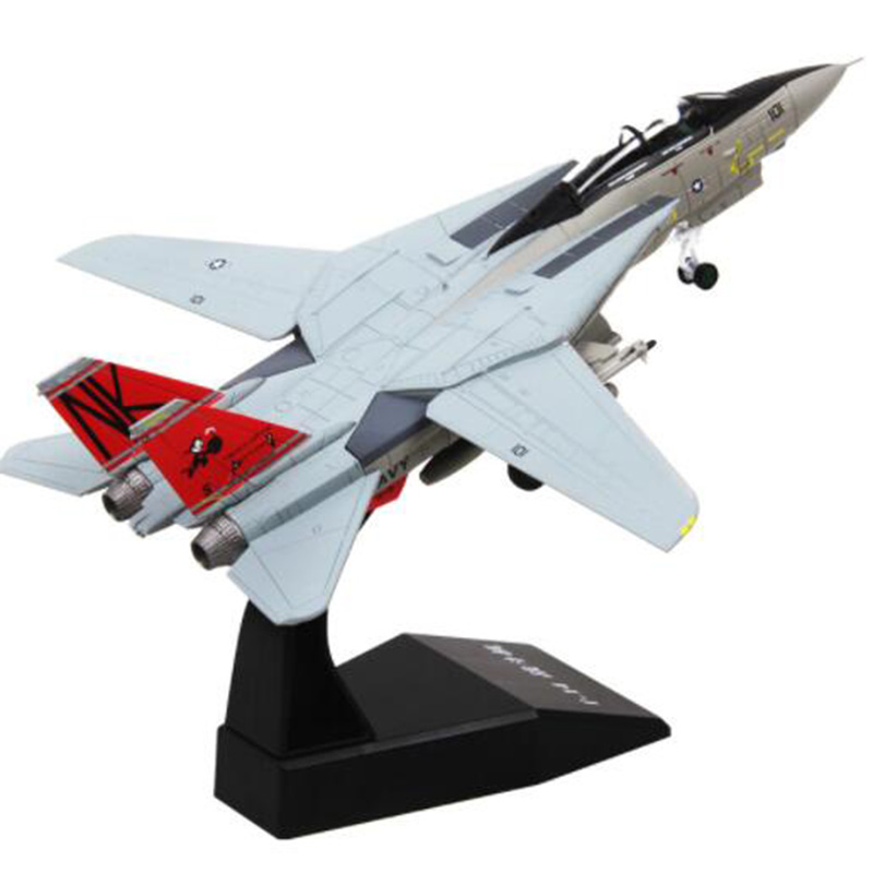 U.S. 1/100 Scale Grumman F-14/F15 Tomcat Diecast aircraft American Navy Alloy With base plane fighter model Kids For collection U.S. 1/100 Scale Grumman F-14/F15 Tomcat Diecast aircraft American Navy Alloy With base plane fighter model Kids For collection