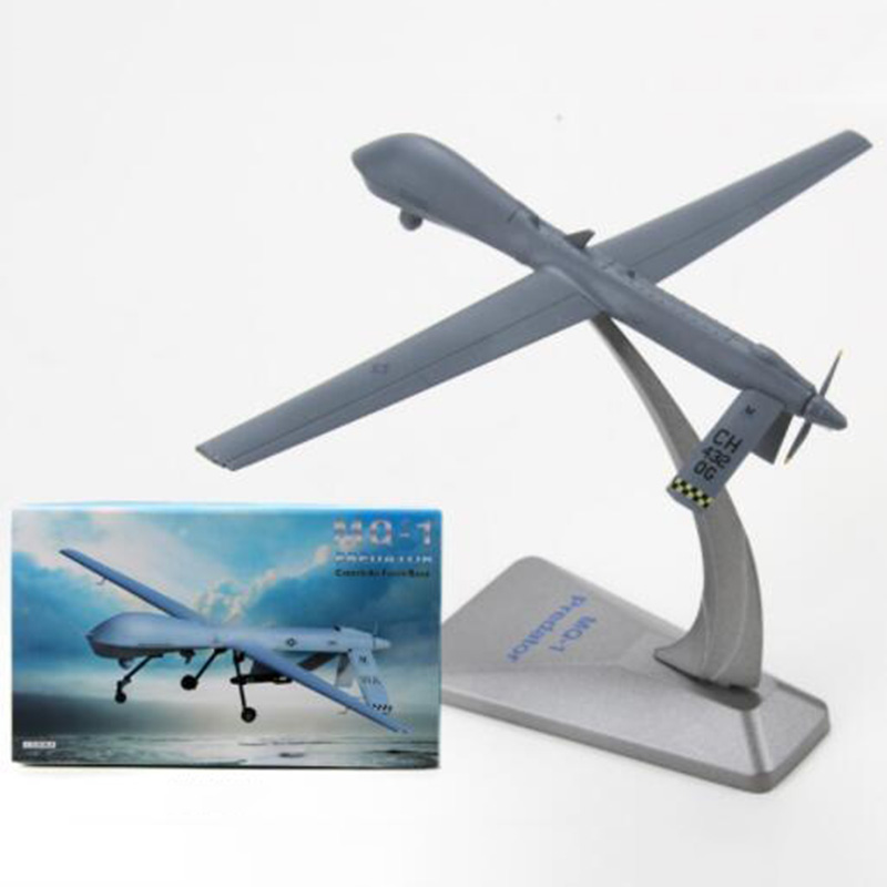 American 1/72 scale U.S. Navy Army MQ-1 Predator Drone Reconnaissance Aircraft Diecast airplane models adult display collections