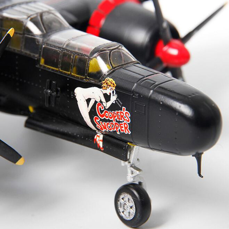American 1/72 scale US Black Widow P61 Airplane P61 two Propellers aircraft Static model adult children toy military collections