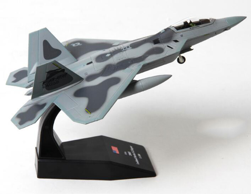 American 1/100 scale U.S. Navy Army F22 metal fighter aircraft airplane models adult children toys for display show collections