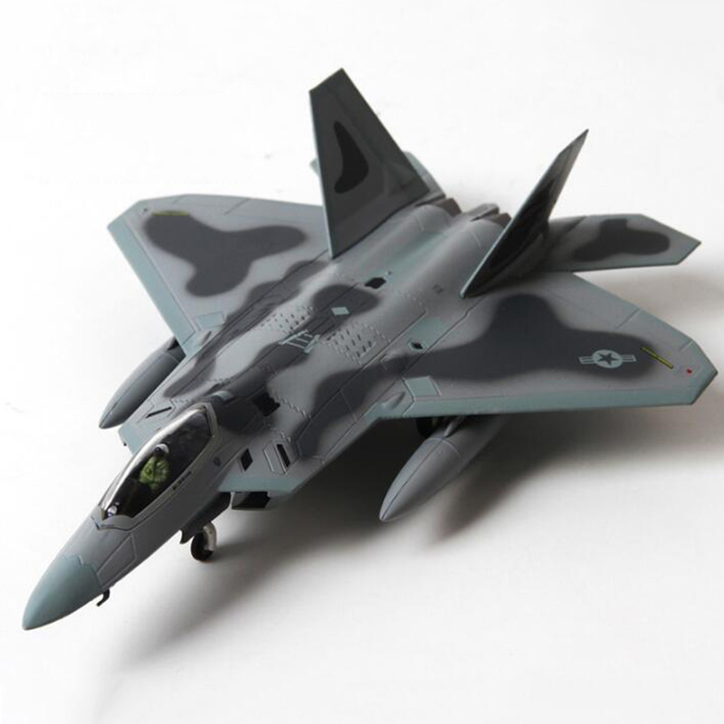 American 1/100 scale U.S. Navy Army F22 metal fighter aircraft airplane models adult children toys for display show collections