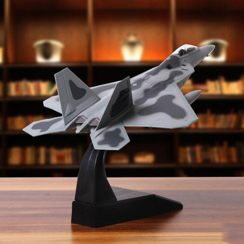 American 1/100 scale U.S. Navy Army F22 metal fighter aircraft airplane models adult children toys for display show collections