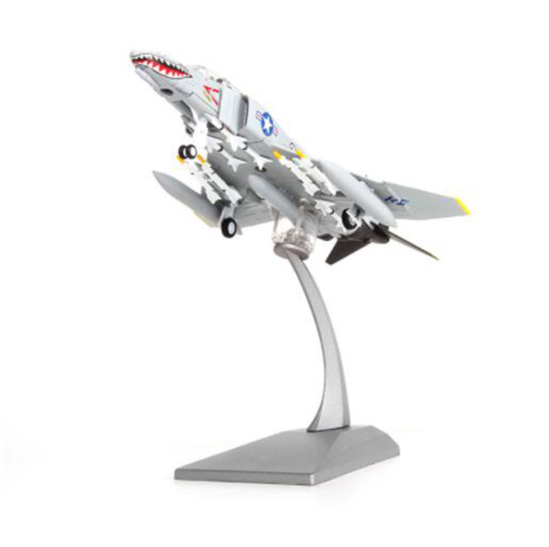 1/100 scale F-4C Static military aircraft plane models toy adult children Diecast Alloy airplane toys for display collections
