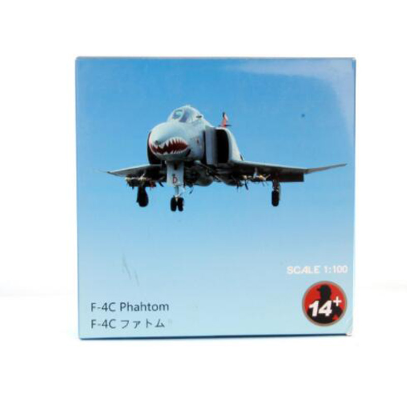 1/100 scale F-4C Static military aircraft plane models toy adult children Diecast Alloy airplane toys for display collections