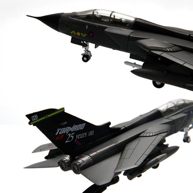 1/100 scale Panavia Tornado Fighter airplane military Metal aircraft Static model toy adult children toys for show collections