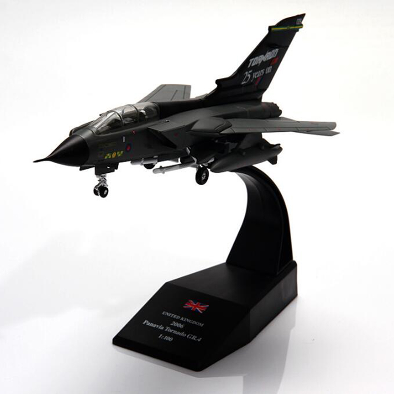 1/100 scale Panavia Tornado Fighter airplane military Metal aircraft Static model toy adult children toys for show collections