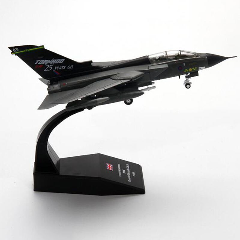 1/100 scale Panavia Tornado Fighter airplane military Metal aircraft Static model toy adult children toys for show collections