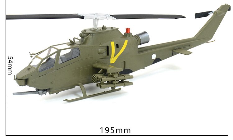 1/72 Scale Israel AH-1S Cobra Helicopter Fighter Model Aircraft Airplane Toys Adult Kids Children plane Gifts for Display Show 1/72 Scale Israel AH-1S Cobra Helicopter Fighter Model Aircraft Airplane Toys Adult Kids Children plane Gifts for Display Show