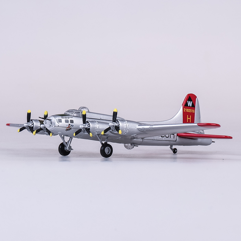 1/144 Scale World War 2 Classic Bomber Boeing B17 Aircraft Retro Airplane B17 Model Children Toys Gifts For Display Collections
