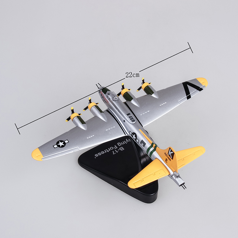 1/144 Scale World War 2 Classic Bomber Boeing B17 Aircraft Retro Airplane B17 Model Children Toys Gifts For Display Collections