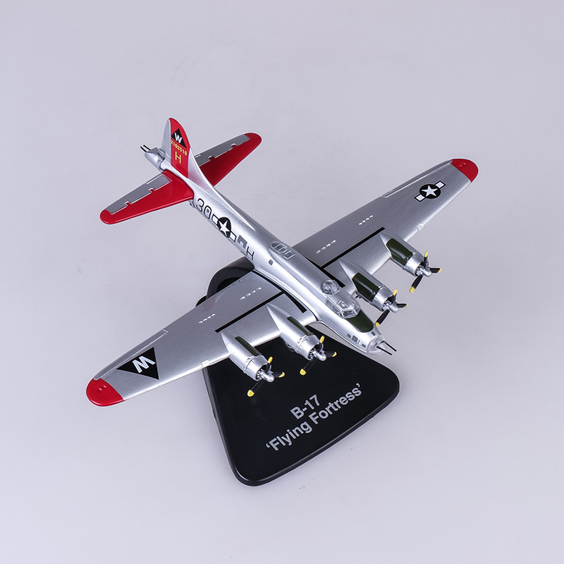 1/144 Scale World War 2 Classic Bomber Boeing B17 Aircraft Retro Airplane B17 Model Children Toys Gifts For Display Collections