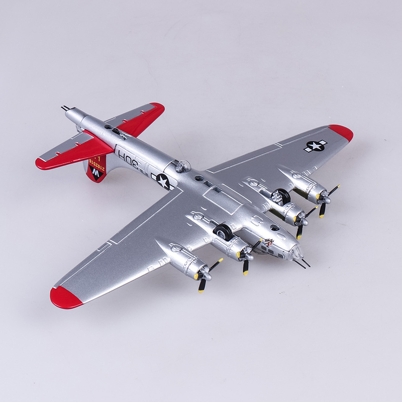 1/144 Scale World War 2 Classic Bomber Boeing B17 Aircraft Retro Airplane B17 Model Children Toys Gifts For Display Collections
