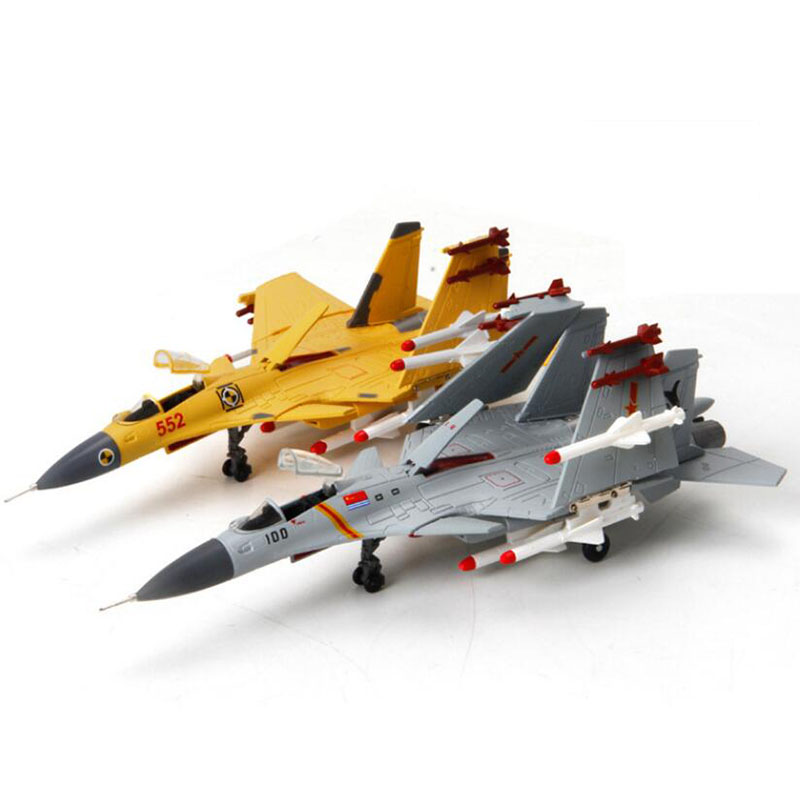 Standable Airplane Model 1/100 Scale Navy China J-15 Similar Russian Su 33 War Air Plane Adult Child Kid Gift Present
