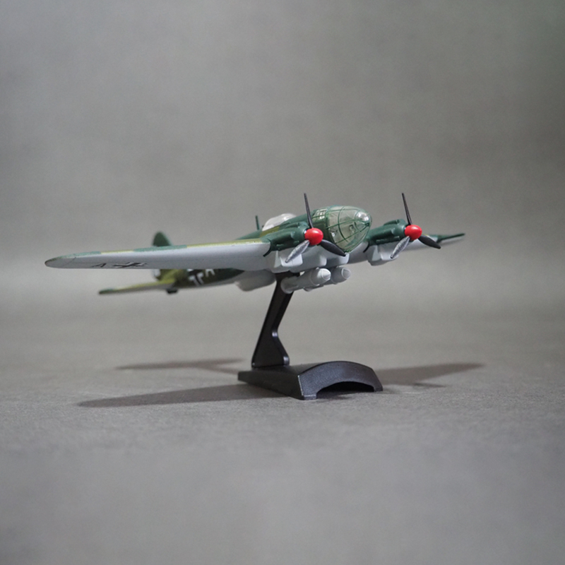 11CM HEINKEL HE111 Fighter WWII Alloy Germany Aircraft Airplane Plane Model Toy for Display Collections Souvenir Collectible