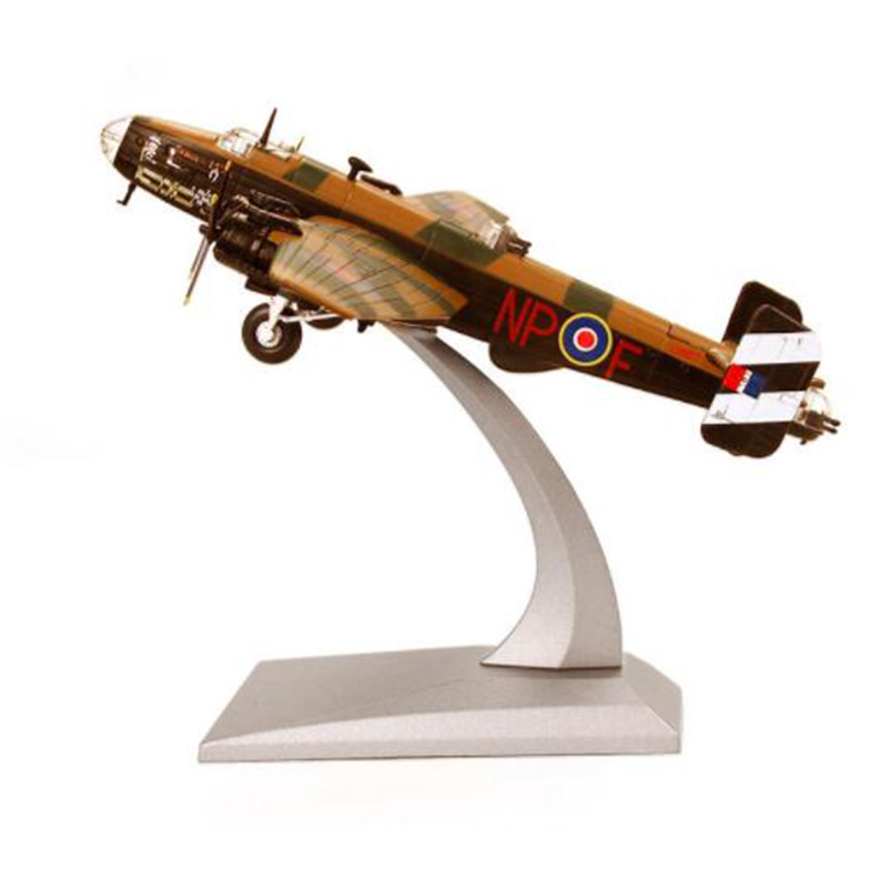 1/144 scale Halifax Retro fighter airplane model WWII Bomber Alloy aircraft adult children toys display Decoration collections