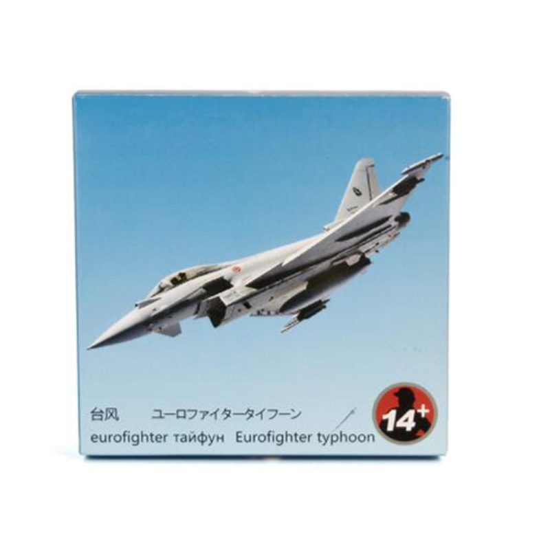 1/100 Scale Typhoon Fighter plane military aircraft Static Diecast Metal airplane model adult children display collection toys